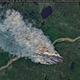 A wildfire in the Northwest Territories as seen on July 27.